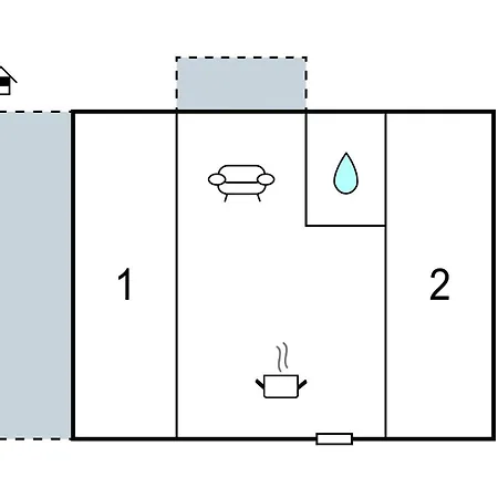 2 Bedroom Lovely In アパート