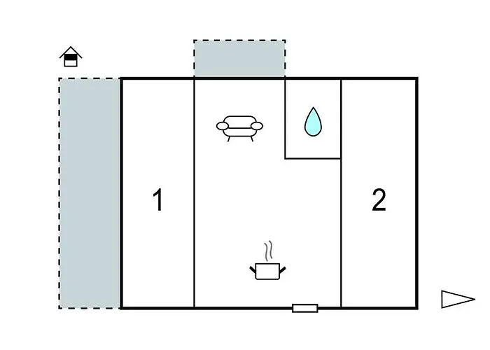 2 Bedroom Lovely In * 만드레